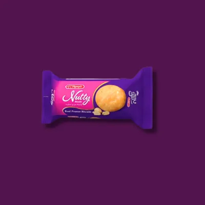 Olympic Nutty Real Peanut Biscuit (অলিম্পিক নাটি বিস্কুট)-50 Gram 